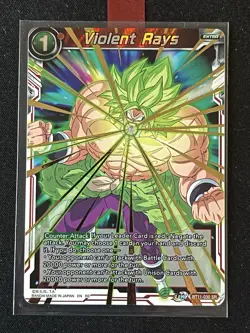 Dragon Ball Super Card Game Violent Rays SR Foil Card BT11-030 - Image 1