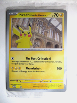 Pokemon TCG Promo Oversized Card - Pikachu At The Museum (sealed) - UK - Image 1