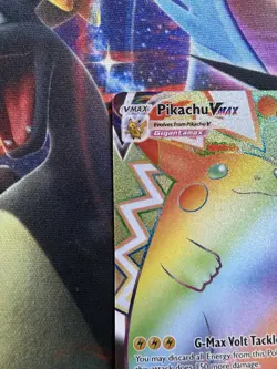 Pokemon Pikachu TCG VMAX Vivid Voltage Holo Card 188/185 Secret Rare - Image 2