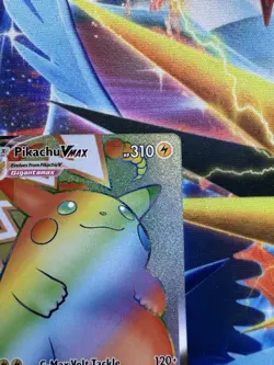 Pokemon Pikachu TCG VMAX Vivid Voltage Holo Card 188/185 Secret Rare - Image 5