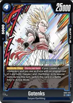 Gotenks SB02-021 Rare Foil Manga Booster 02 Dragon Ball Super Card Game | NM - Image 1