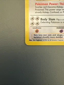 Pokemon TCG Snorlax 30/130 Base Set 2 Rare Non-Holo Card 90 MINT CONDITION! - Image 4