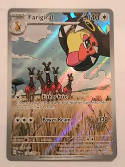 Farigiraf 228/193 Paldea Evolved Illustration Rare Pokemon Card Near Mint - Image 1