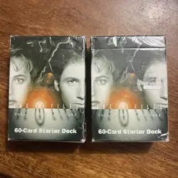 The X-Files Card Game 60-Card Starter Deck, 2 Decks, Unopened, NEW - Image 1