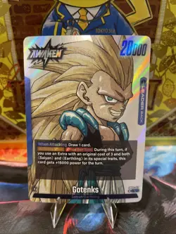 Gotenks SB02-017 Leader Manga Booster 02 Dragon Ball Card English - Image 1
