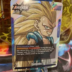 Gotenks SB02-017 Leader Manga Booster 02 Dragon Ball Card English - Image 2