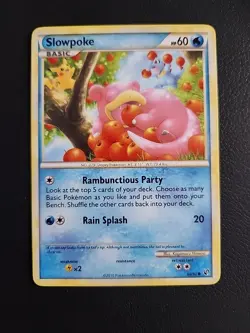 Slowpoke - 66/90 - 2010 HGSS Undaunted Pokemon Card - NM - Image 1
