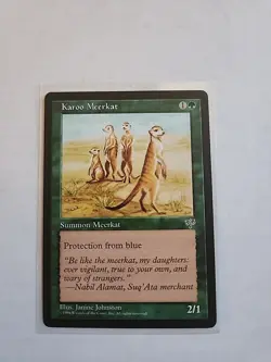 Karoo Meerkat - Mirage - MTG Magic - Uncommon - Green Creature - Image 1