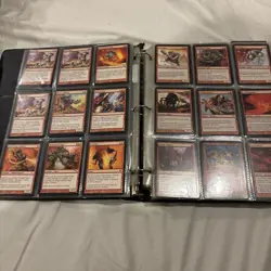 Magic The Gathering Collection Vintage Mtg Huge Binder - Image 4