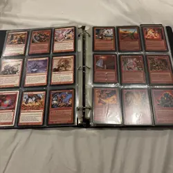 Magic The Gathering Collection Vintage Mtg Huge Binder - Image 5