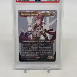 Lightning Army of One Borderless 400 PSA 10 GEM MINT (MTG Final Fantasy 2025) - Image 3