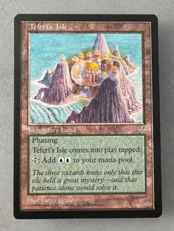 Teferi's Isle MtG Mirage—Unplayed Near Mint—Vintage Magic RESERVE LIST - Image 1