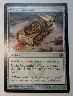 MTG Venser's Journal Scars of Mirrodin Regular Magic The Gathering - Image 1