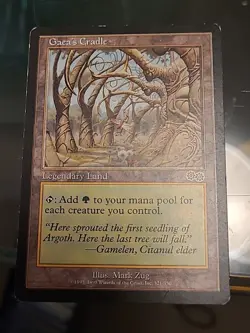 MTG Gaea's Cradle Reserved List Vg - ex Condition Urza's Saga - Image 2