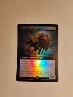 Bloodthirsty Conqueror (Extended Art) Foundations Foil - Image 1