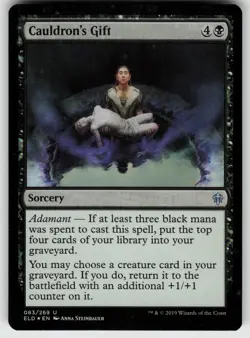 Cauldron's Gift Foil U Throne of Eldraine 83 MTG - Image 1