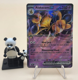 Pokemon TCG 151 Error No Star Pattern – Alakazam ex 050 Black Star Promo - Image 1