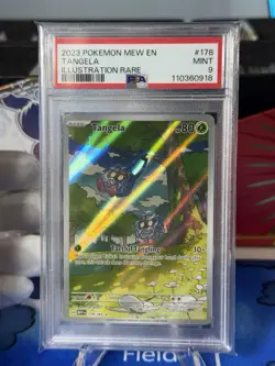 2023 Pokemon Scarlet & Violet 151: Tangela #178/165 Illus. Rare GRADED PSA 9 - Image 1