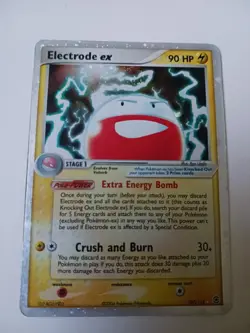 Pokemon TCG Electrode ex EX FireRed & LeafGreen 107 Holo Holo Rare EX - Image 1