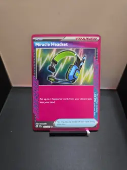 Miracle Headset 183/191 Pokemon TCG Scarlet & Violet Surging Sparks Ace Spec - Image 1