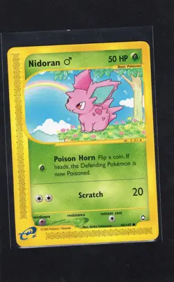 Nidoran - 96/147 - Common Non-Holo - Aquapolis - Pokemon Card - NM - Image 1