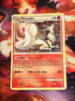 Pokemon TCG Ninetales 17/95 Holo Rare - CoL Call of Legends - LP/MP - Image 1