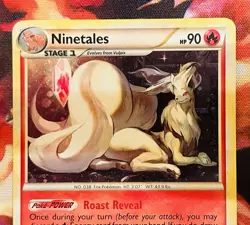 Pokemon TCG Ninetales 17/95 Holo Rare - CoL Call of Legends - LP/MP - Image 2