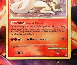 Pokemon TCG Ninetales 17/95 Holo Rare - CoL Call of Legends - LP/MP - Image 3