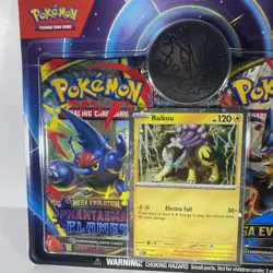 Pokemon Mega Evolution & Phantasmal Flames 2-Pack Blister Raikou - Sealed - Image 2