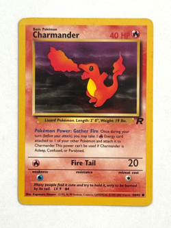 Pokemon TCG Charmander 50/82 Common Team Rocket - Image 1
