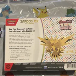 Pokemon TCG: Scarlet & Violet 151 Zapdos EX Collection Box - Promo & 151 Bundle - Image 5