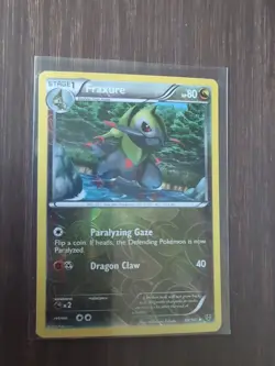 Fraxure Plasma Blast #68 (2013) Uncommon Reverse Holo NM Pokemon - Image 1