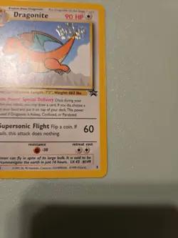 1999 Vintage Pokemon Dragonite #5 WOTC, Kids WB Presents the First Movie - Image 4