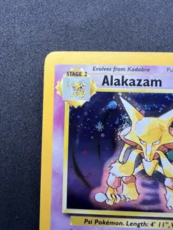 Pokemon TCG Alakazam 1/130 Base Set 2 Holo Rare - Image 2
