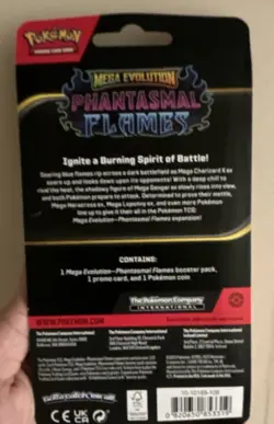 Pokemon TCG Mega Evolution Phantasmal Flames Booster Pack Cottonee Promo Coin - Image 2