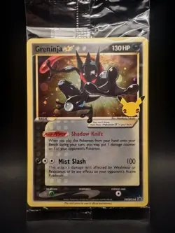 Gold Star Greninja SWSH144 Celebrations Black Star Promo Sealed - Image 2