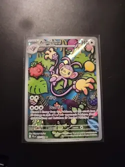 Ambipom Near Mint 107/094 Me02: Phantasmal Flames Illustration Rare Pokemon TCG - Image 1
