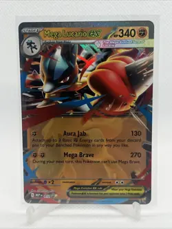 Mega Lucario ex 012 Promo Mega Evolutions Pokemon Near Mint - Image 1