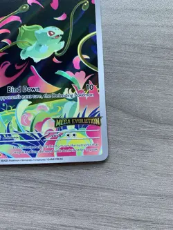 Bulbasaur Stamped 133/132 Mega Evolution Illustration Rare Full Art Pokemon TCG - Image 5