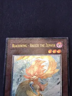 Yu-GI-Oh! “BLACKWING - THE ZEPHYR” Ultimate Rare 1st Ed - Image 2