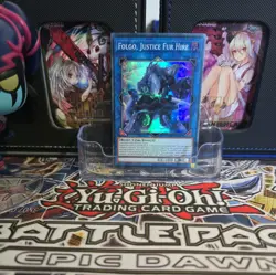 YUGIOH FOLGO JUSTICE FUR HIRE SUPER RARE SOFU-EN047 - Image 1