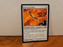 Magic The Gathering Sword Of Kaldra Rare Ungraded Nm Mirrodin - Image 1