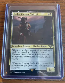 Lotho, Corrupt Shirriff - NM - MTG - The Lord of the Rings - LTR - ENG 0213 - Image 1