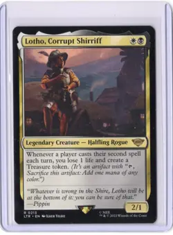 Magic The Gathering MTG LOTHO, CORRUPT SHIRRIFF The Lord of the Rings NM - Image 1