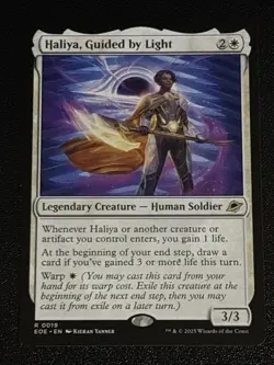 MTG Edge of Eternities Haliya, Guided by Light 0019 NM Rare - Image 1