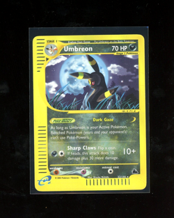 2003 Pokemon Skyridge Umbreon Reverse Holo Foil Rare 32/144 E-Reader Series WOTC - Image 1