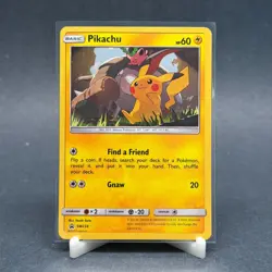 Pikachu SM234 Sun & Moon Holo Black Star Promo Pokemon | MP - Image 1