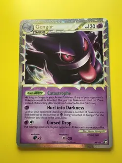 Gengar Prime Card 94/102 HGSS Triumphant Holo Rare Pokemon - Image 1