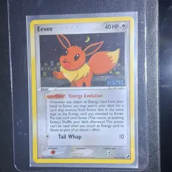 Pokemon Eevee EX Unseen Forces 55/115 Common Holo 40HP English 2005 TCG Card - Image 1