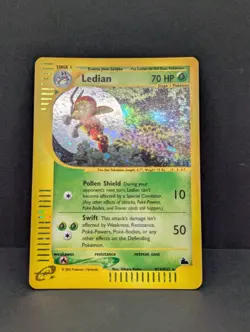 Ledian H14/H32 Skyridge Holo Foil Rare Pokemon TCG Nintendo e-Reader LP - Image 3